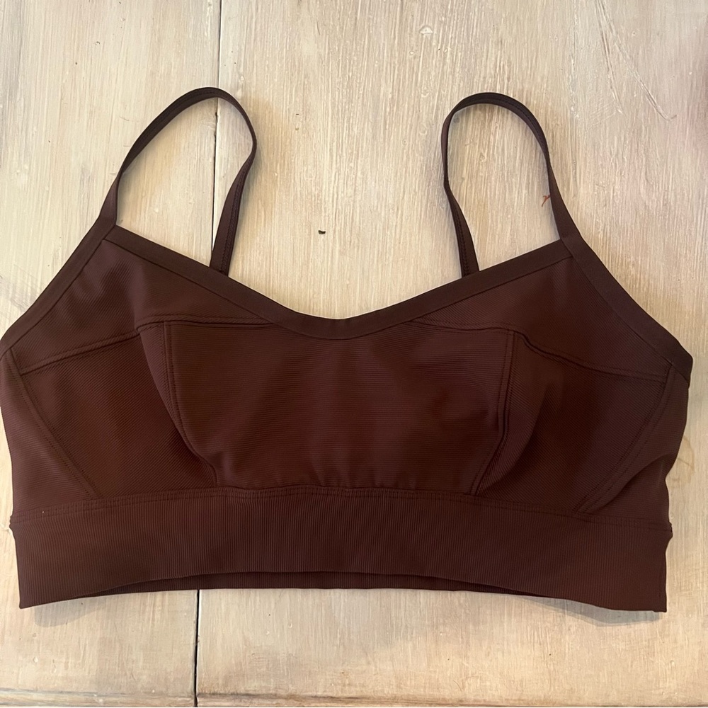 Cute Women's Brown sports bra ✨